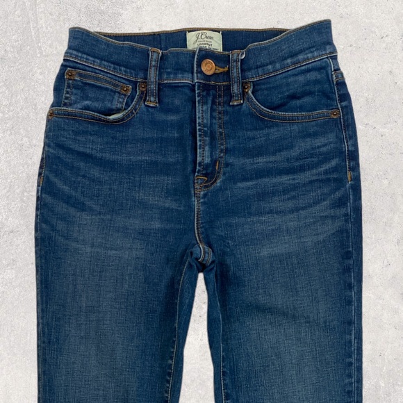 J. Crew Women’s/Junior’s Cropped Ankle Blue Jeans - Picture 2 of 11